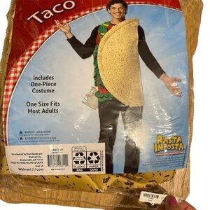 Taco Man Adult Men’s Costume NEW One Size Fits Most One Piece Halloween